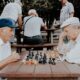 Seniors playing chess